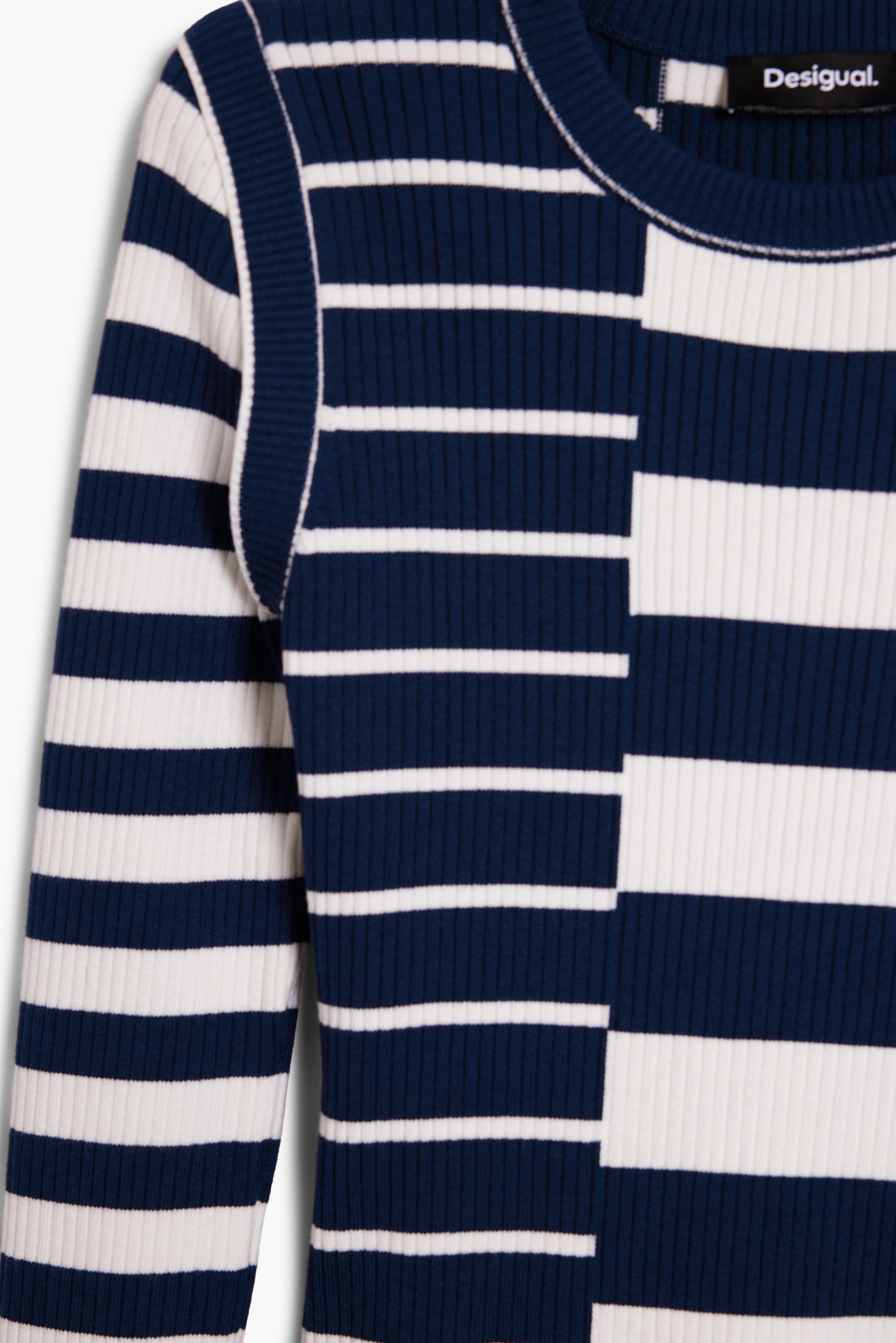 Desigual Rib Striped Sweater