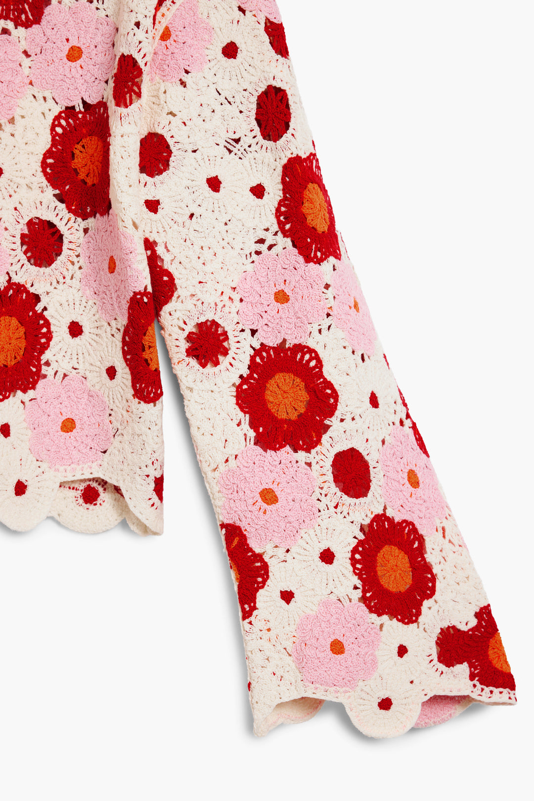 Desigual Crochet flower sweater
