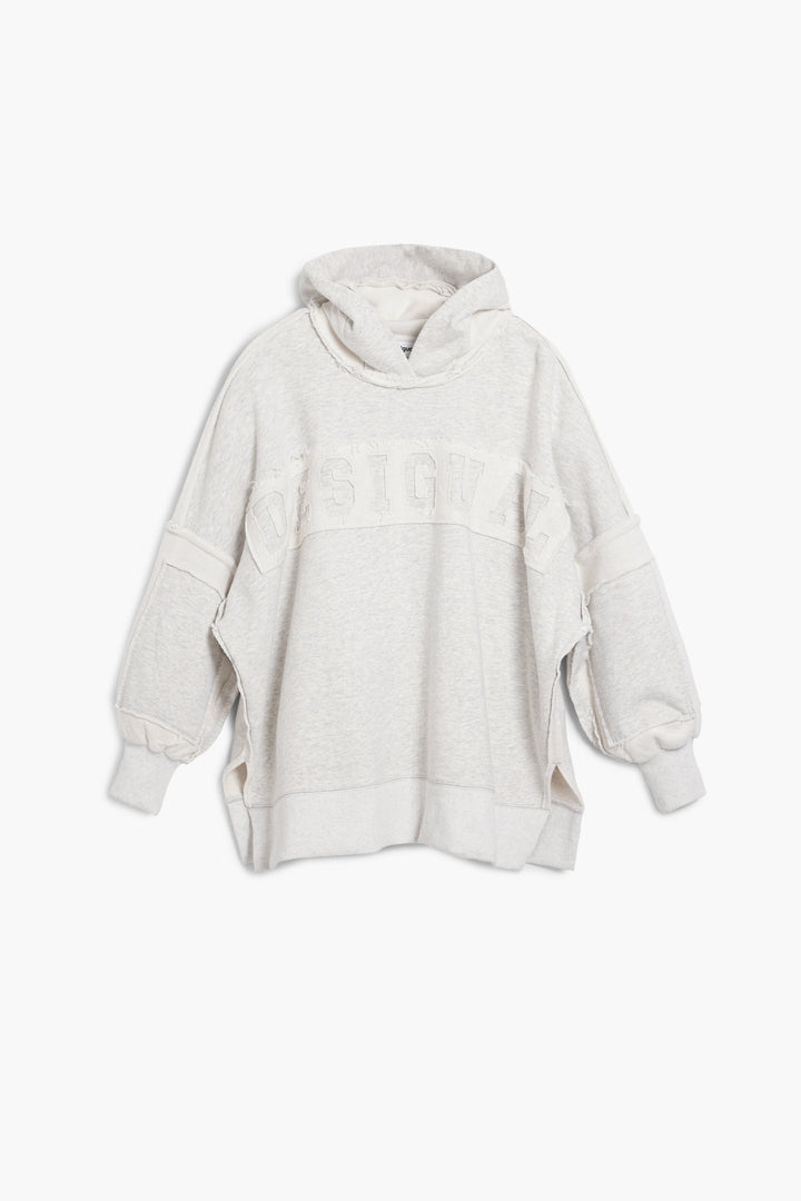 Desigual Oversized hooded sweatshirt