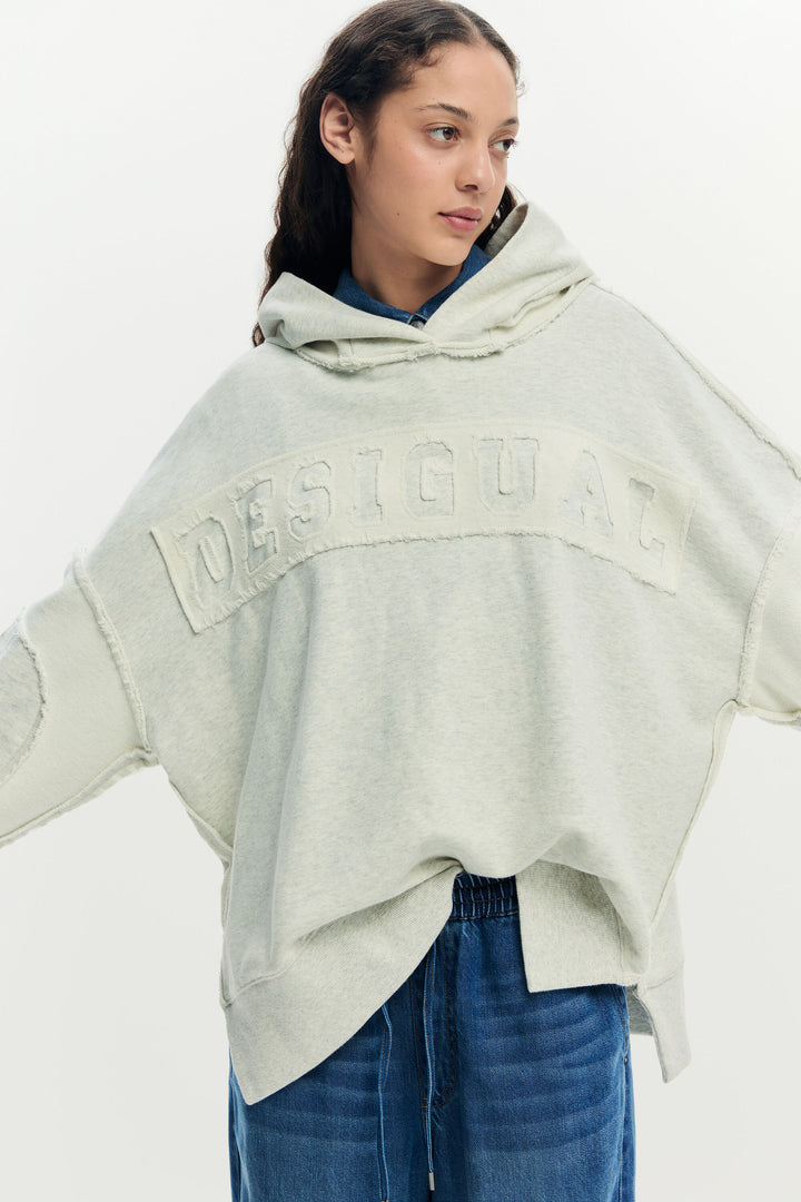 Desigual Oversized hooded sweatshirt