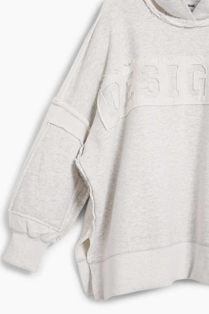 Desigual Oversized hooded sweatshirt