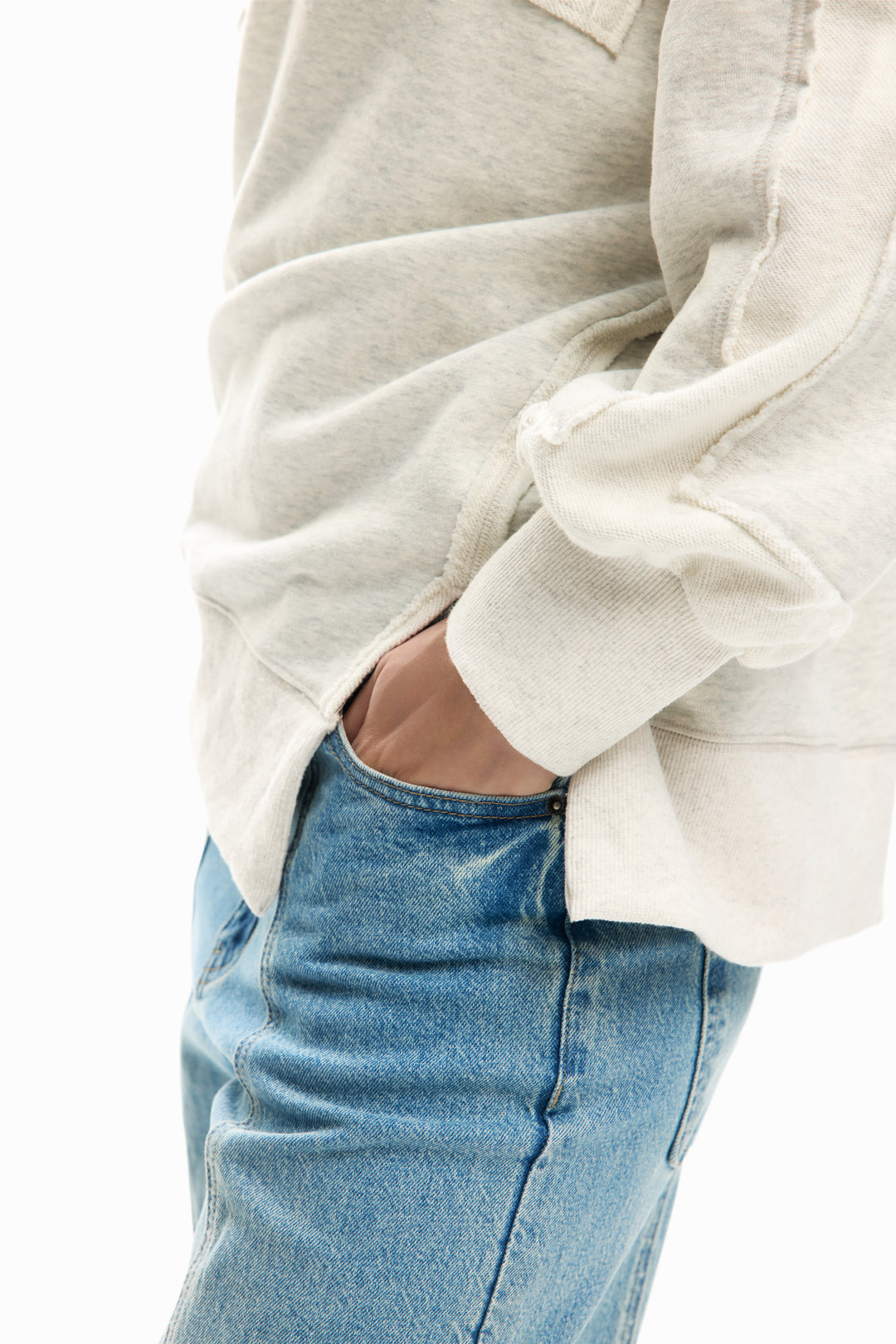 Desigual Oversized hooded sweatshirt