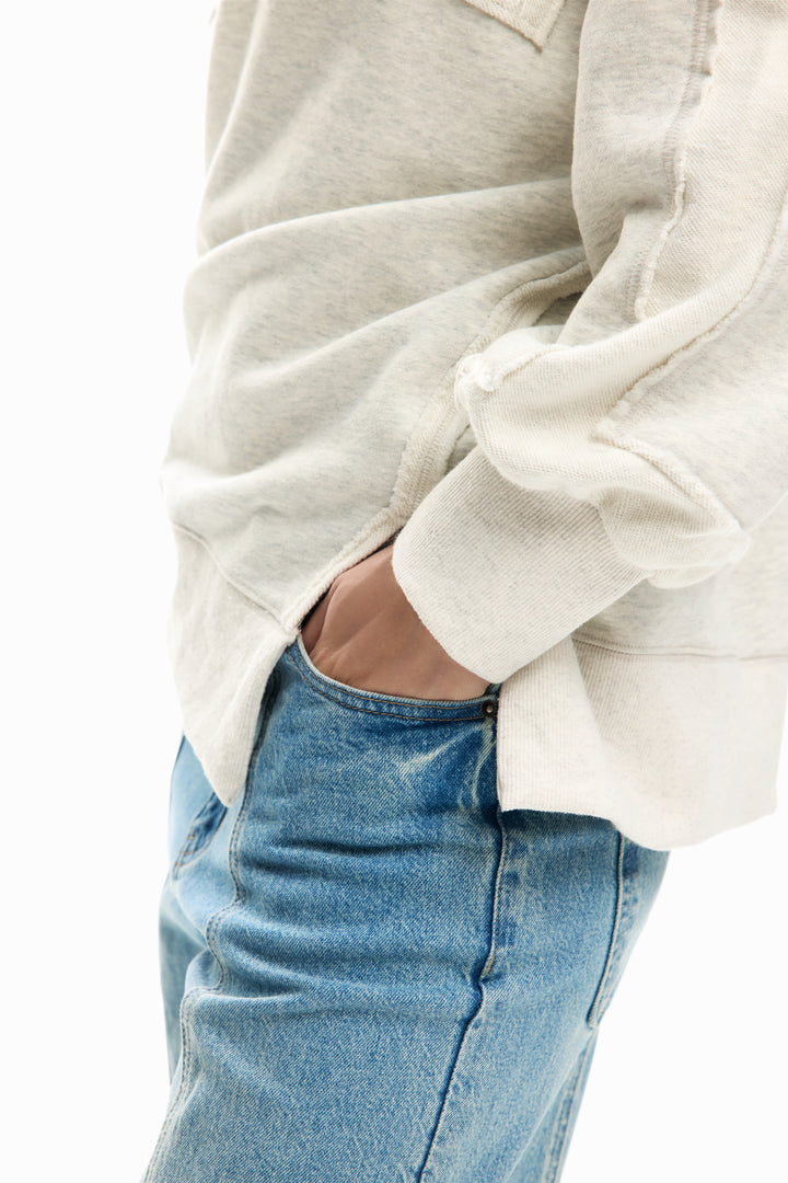 Desigual Oversized hooded sweatshirt