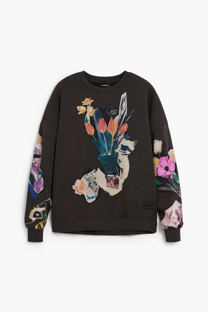 Desigual collage drawing Sweatshirt