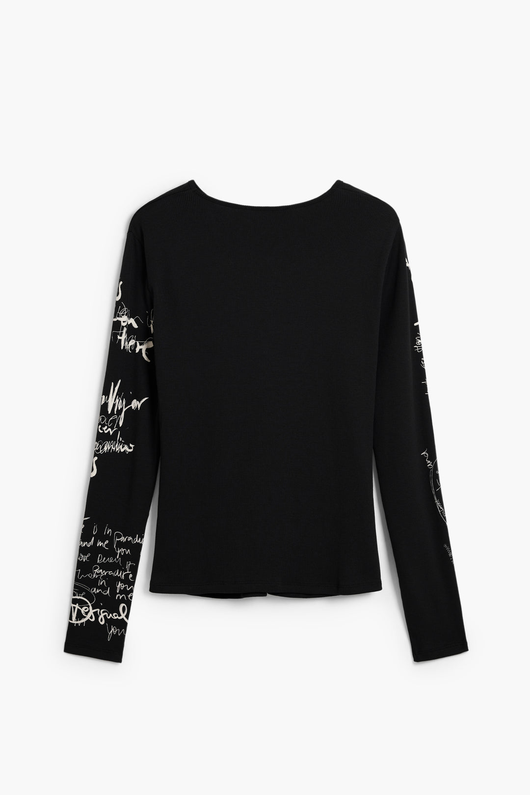 Desigual Key hole lettering Top