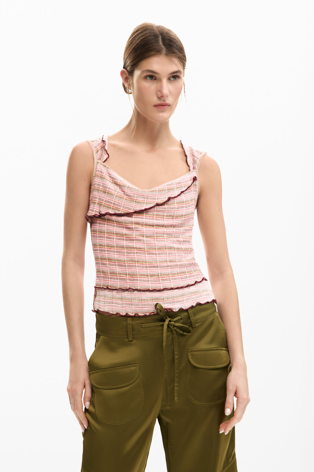 Desigual Ruffled Top