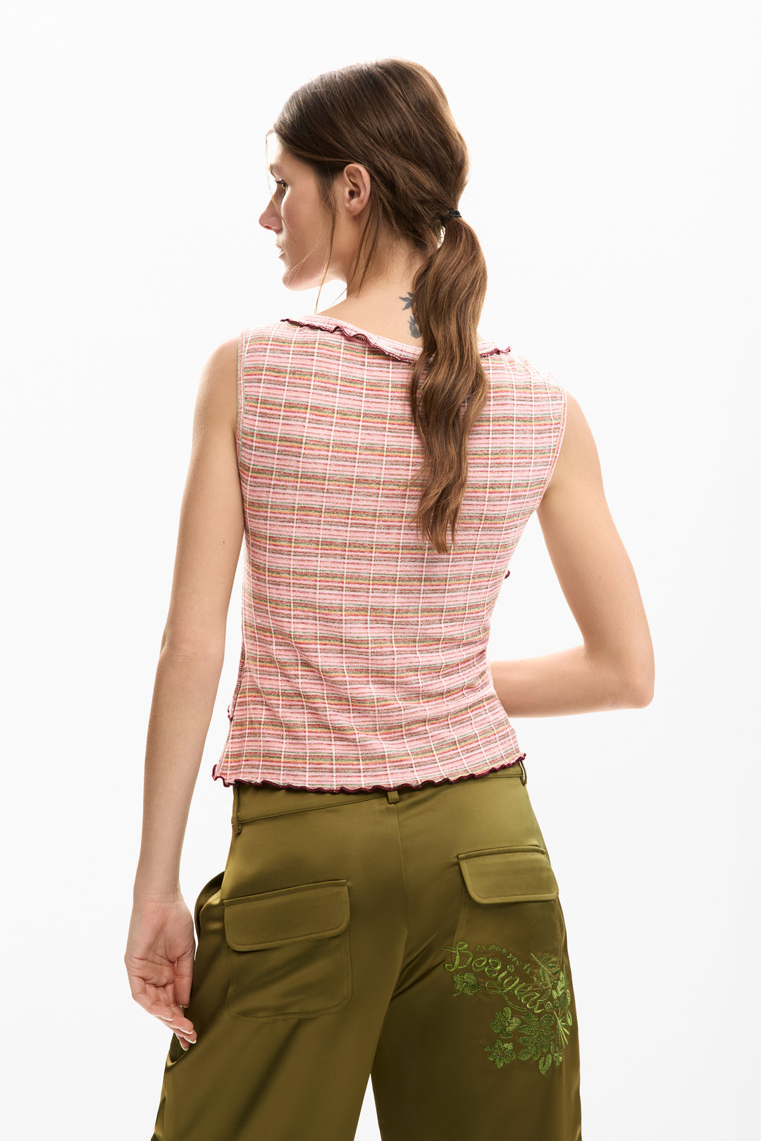 Desigual Ruffled Top