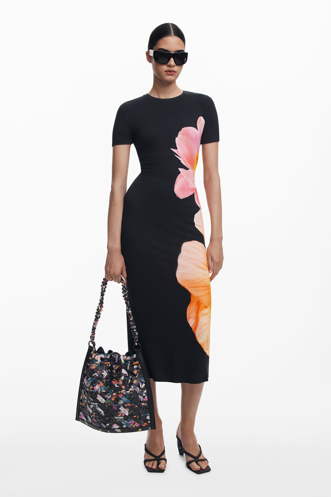 Desigual Long floral dress