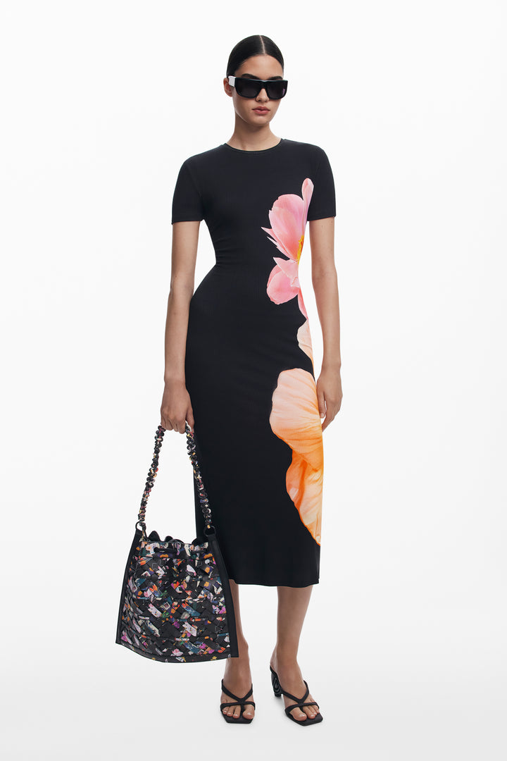 Desigual Long floral dress