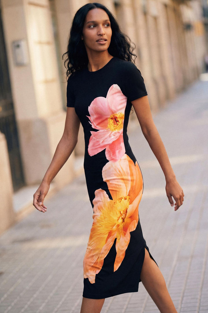 Desigual Long floral dress