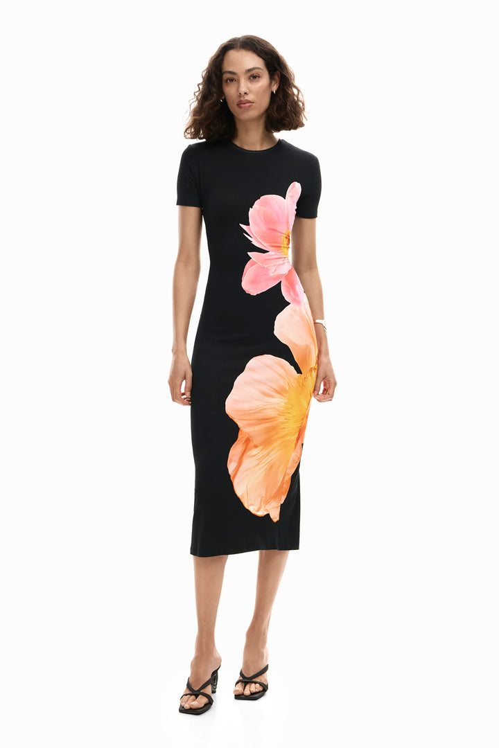 Desigual Long floral dress