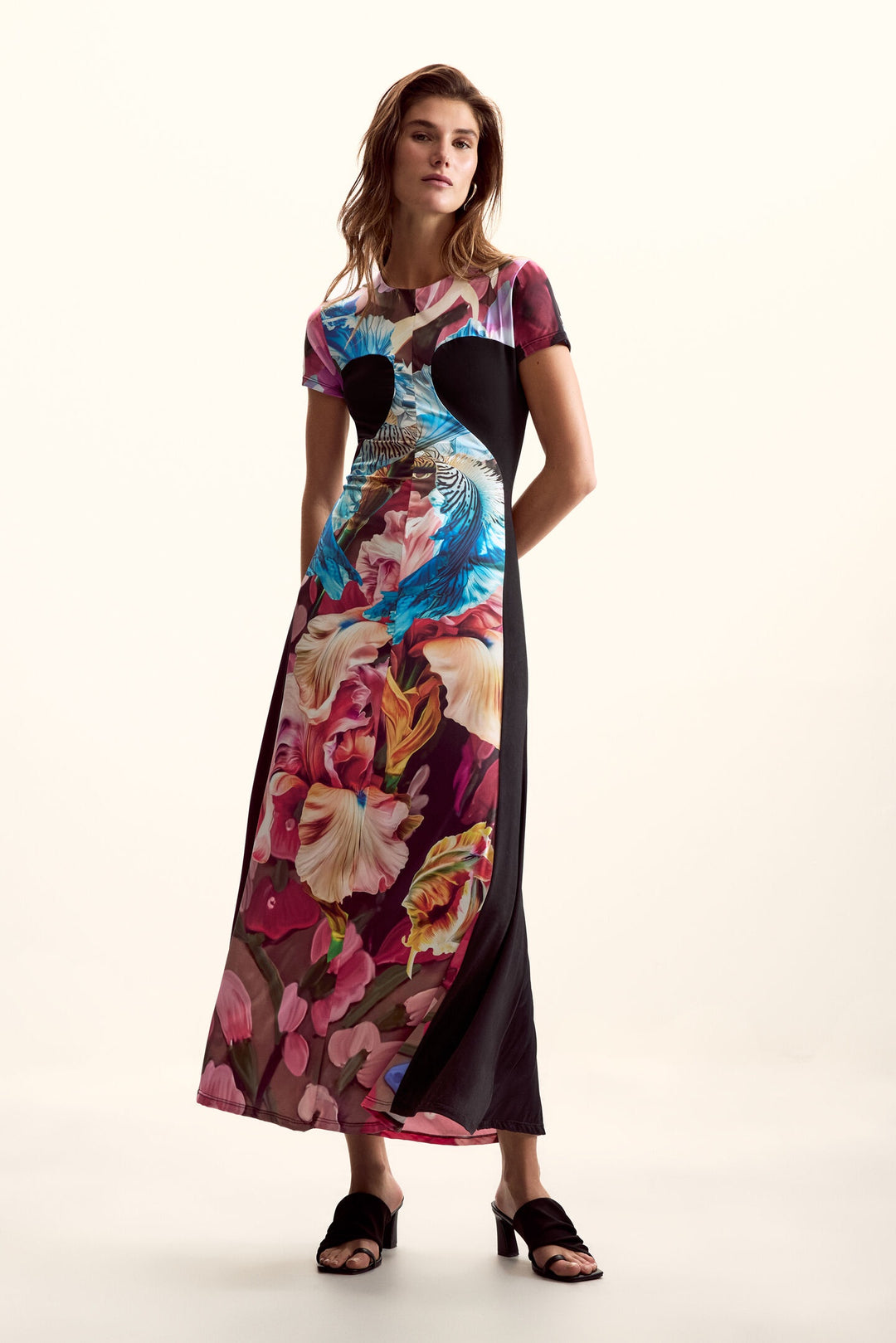 Desigual C. Lacroix Floral Knitted dress