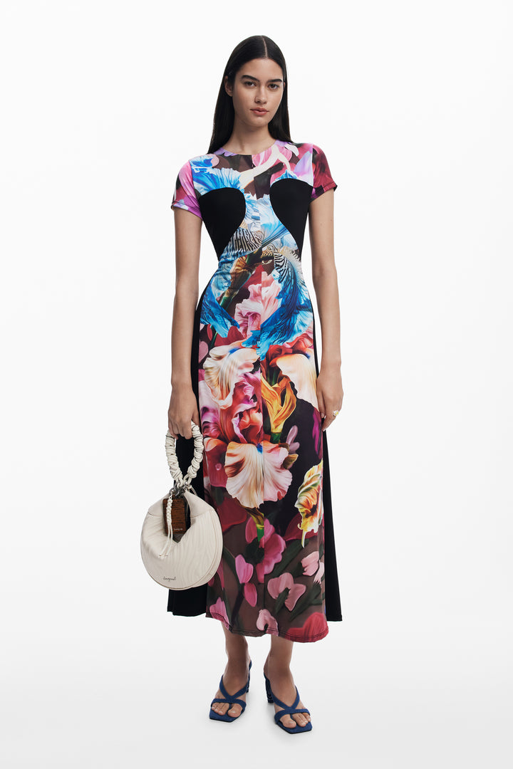 Desigual C. Lacroix Floral Knitted dress