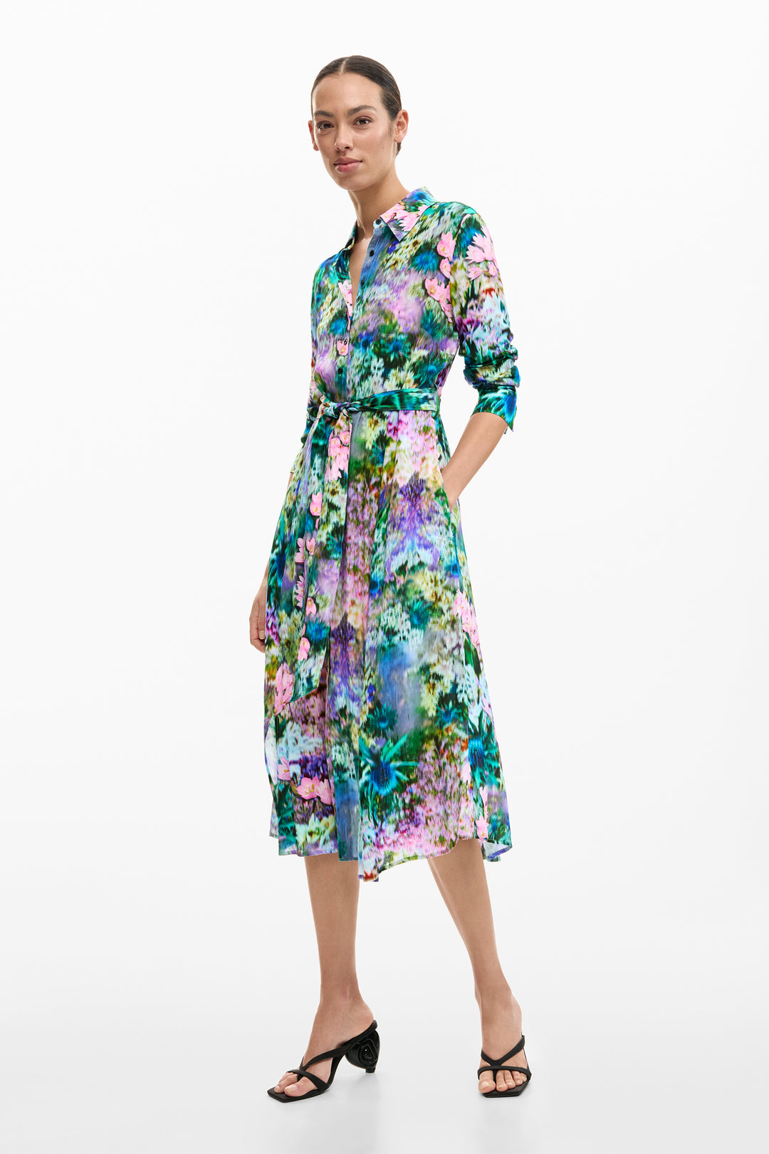 Desigual garden Shirt dress