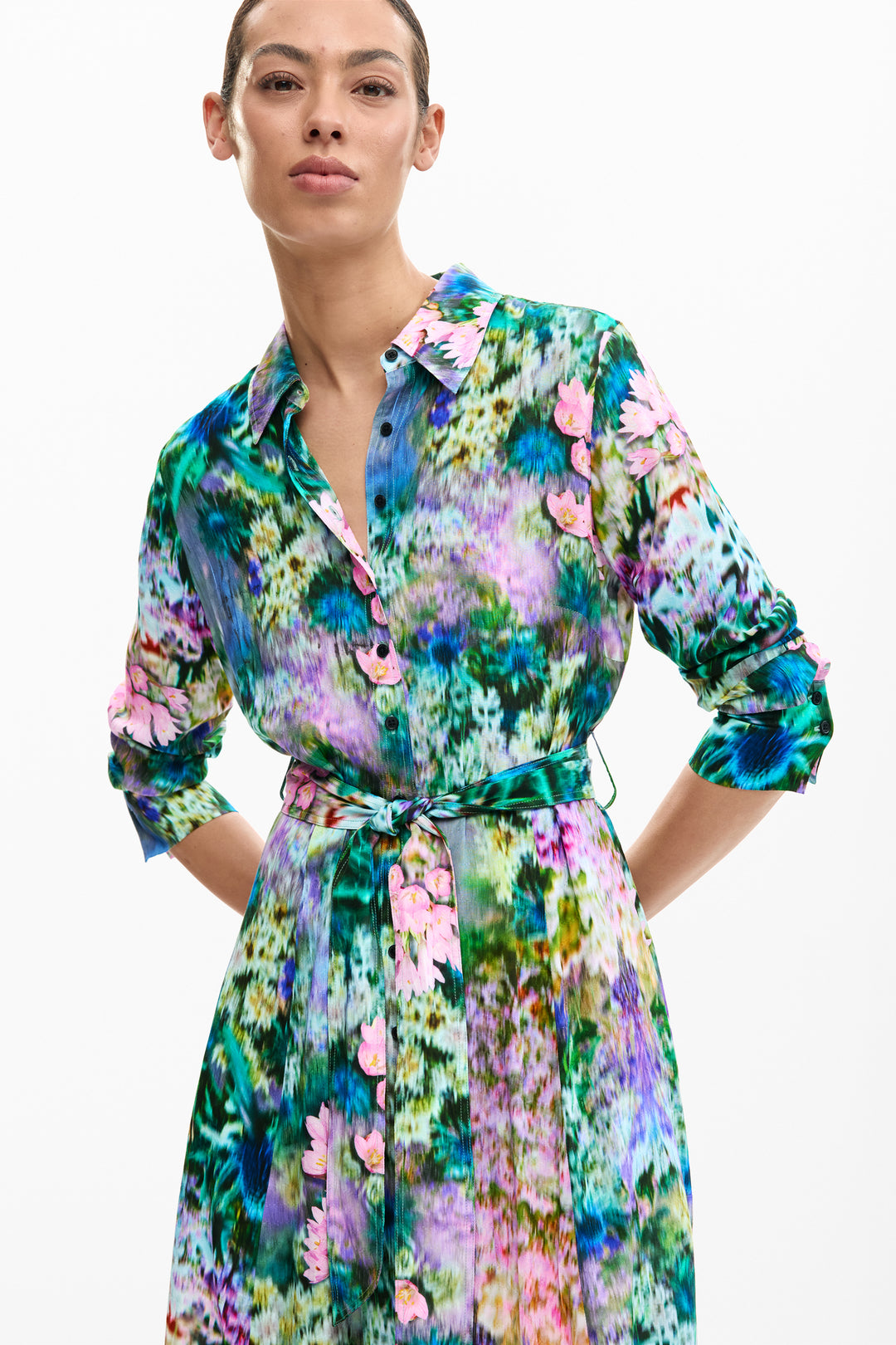 Desigual garden Shirt dress