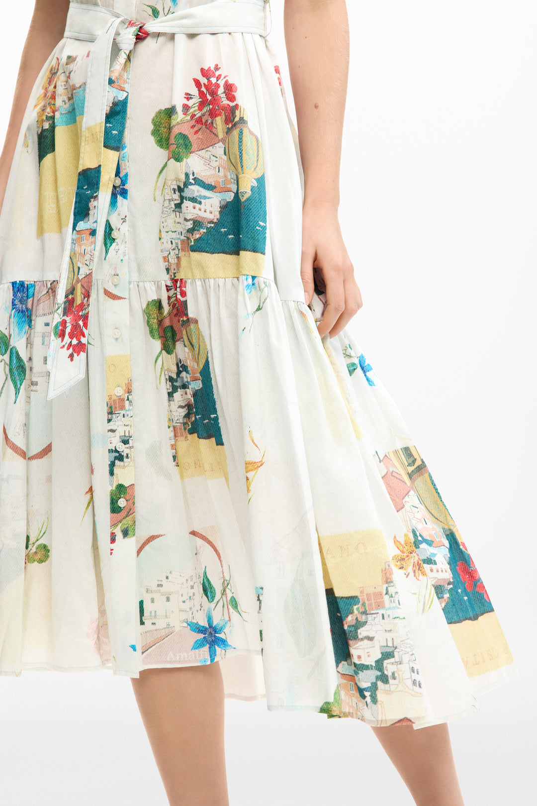 Desigual postcards Shirt dress