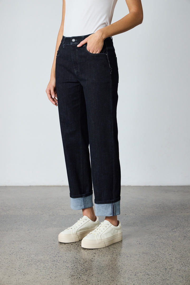 Lania Legal Wide Jean - Midnight