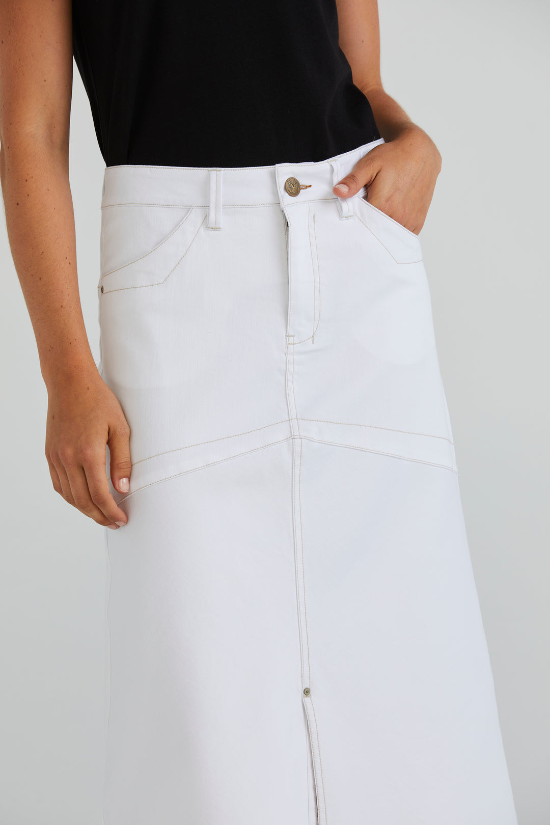 Lania White Rhode Skirt