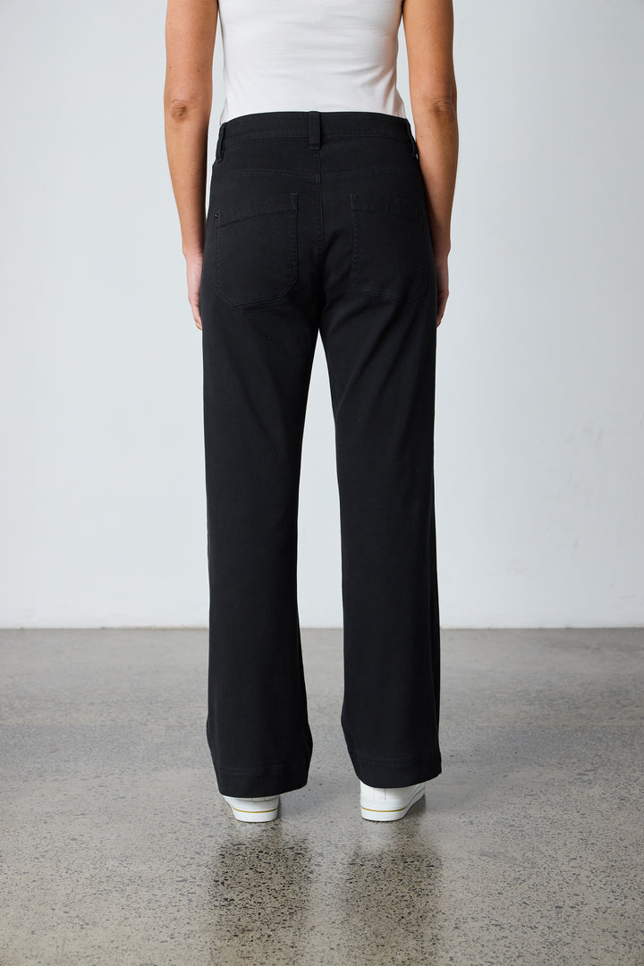 Lania Chrome Jean Black