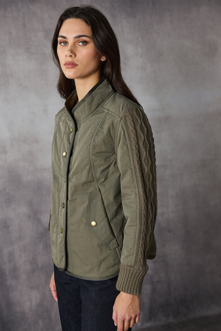 Lania Cable Jacket - Khaki