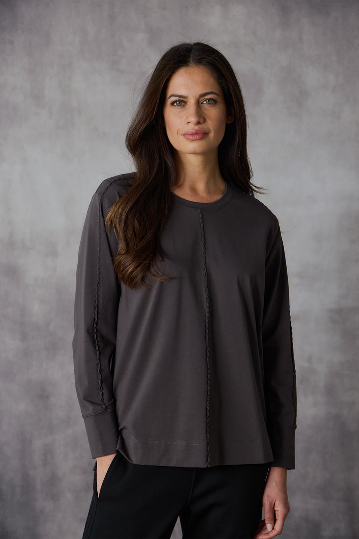 Lania Base top - Carob