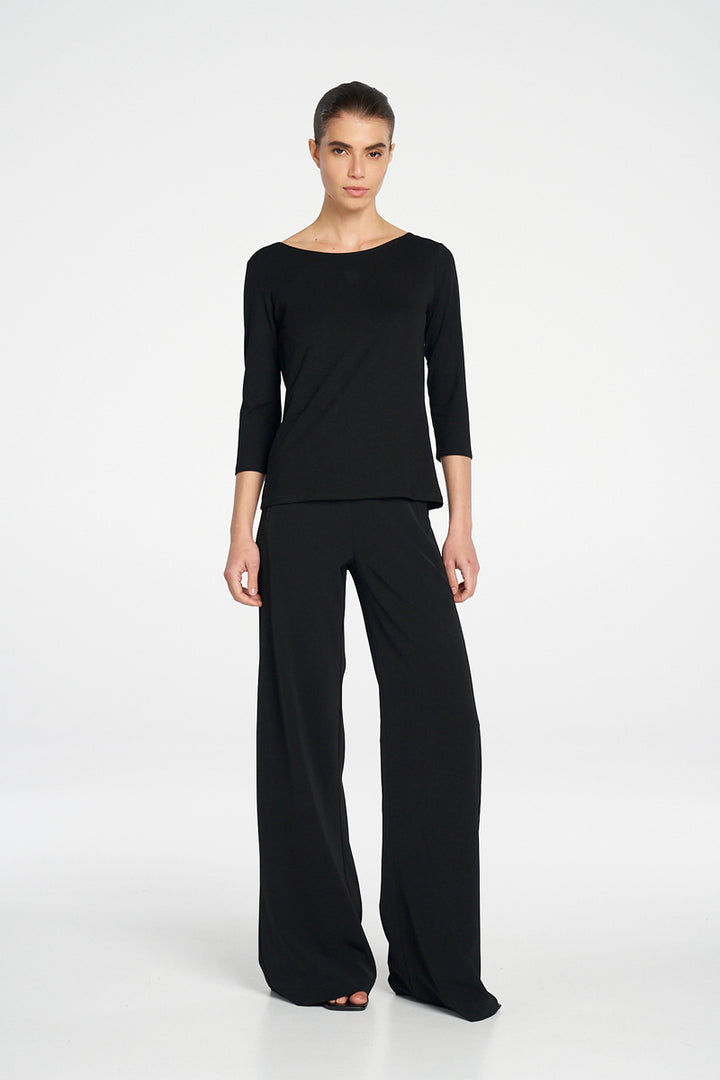 Mela Purdie Relaxed Boat Neck - BLK