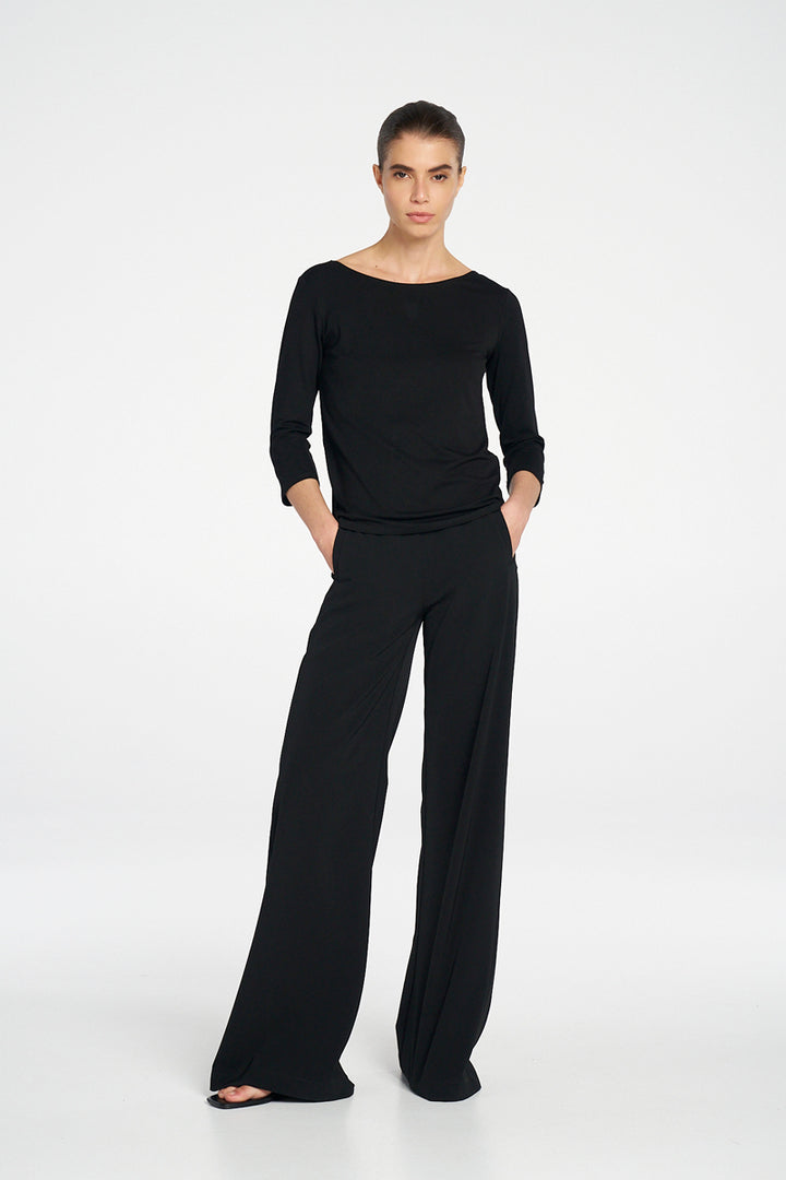 Mela Purdie Relaxed Boat Neck - BLK