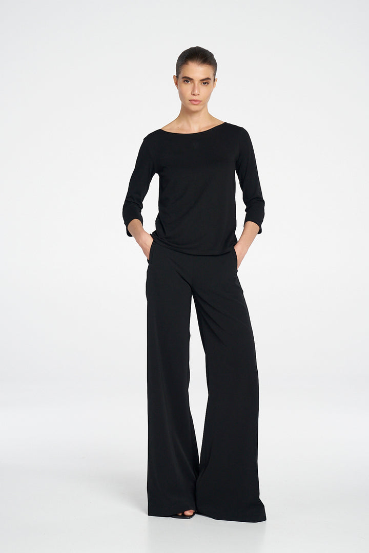 Mela Purdie Relaxed Boat Neck - BLK