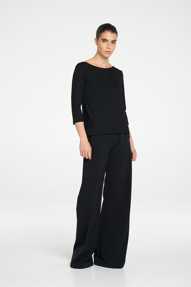 Mela Purdie Relaxed Boat Neck - BLK