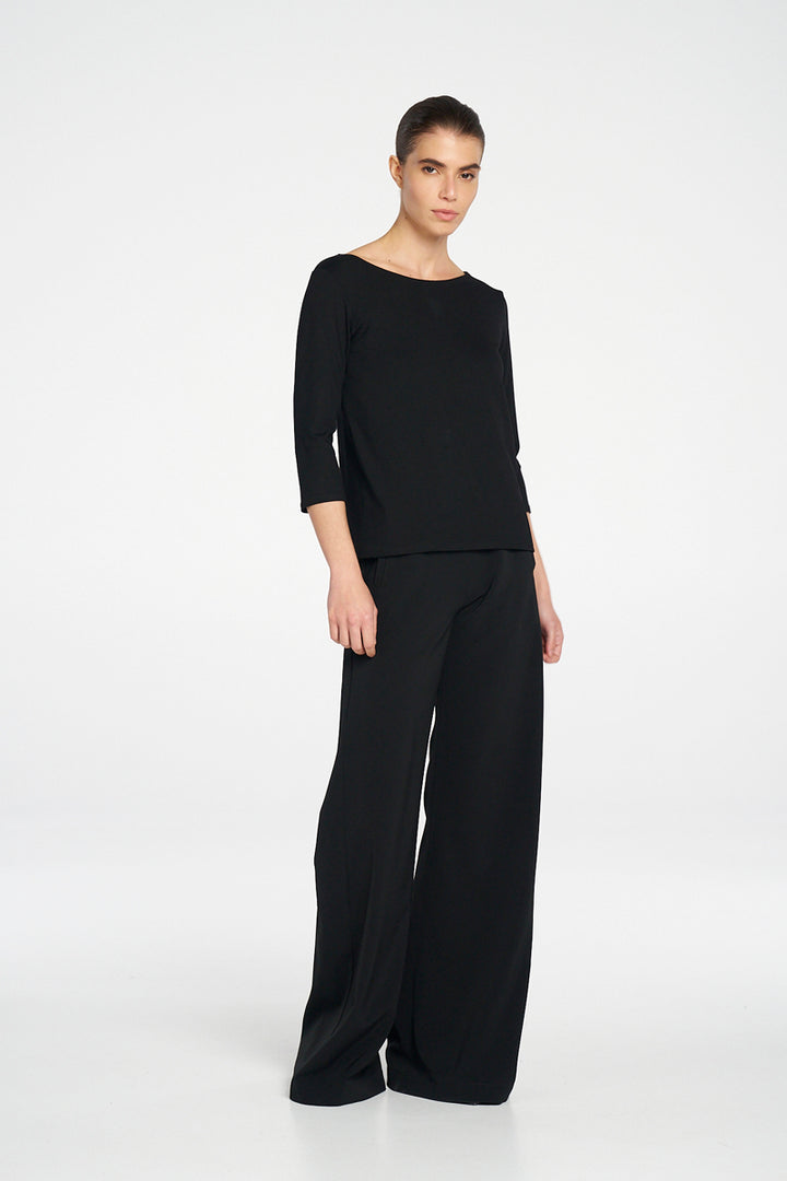 Mela Purdie Relaxed Boat Neck - BLK