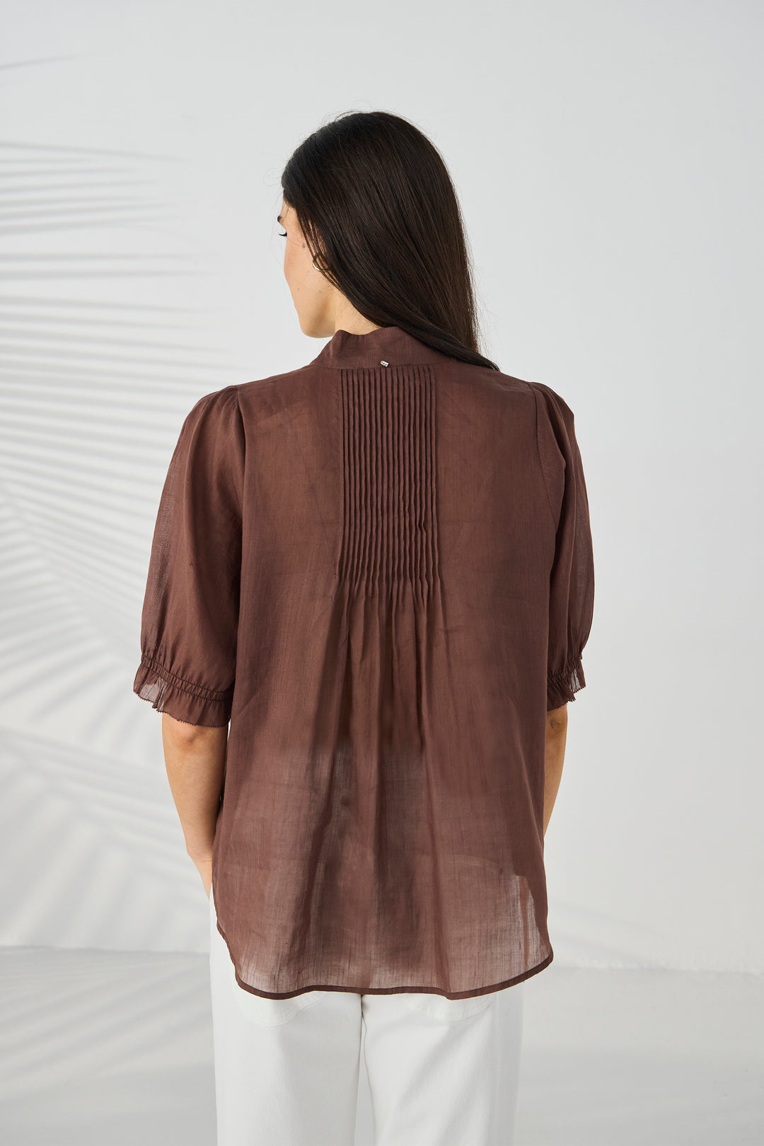 Lania Pier Shirt - Choc