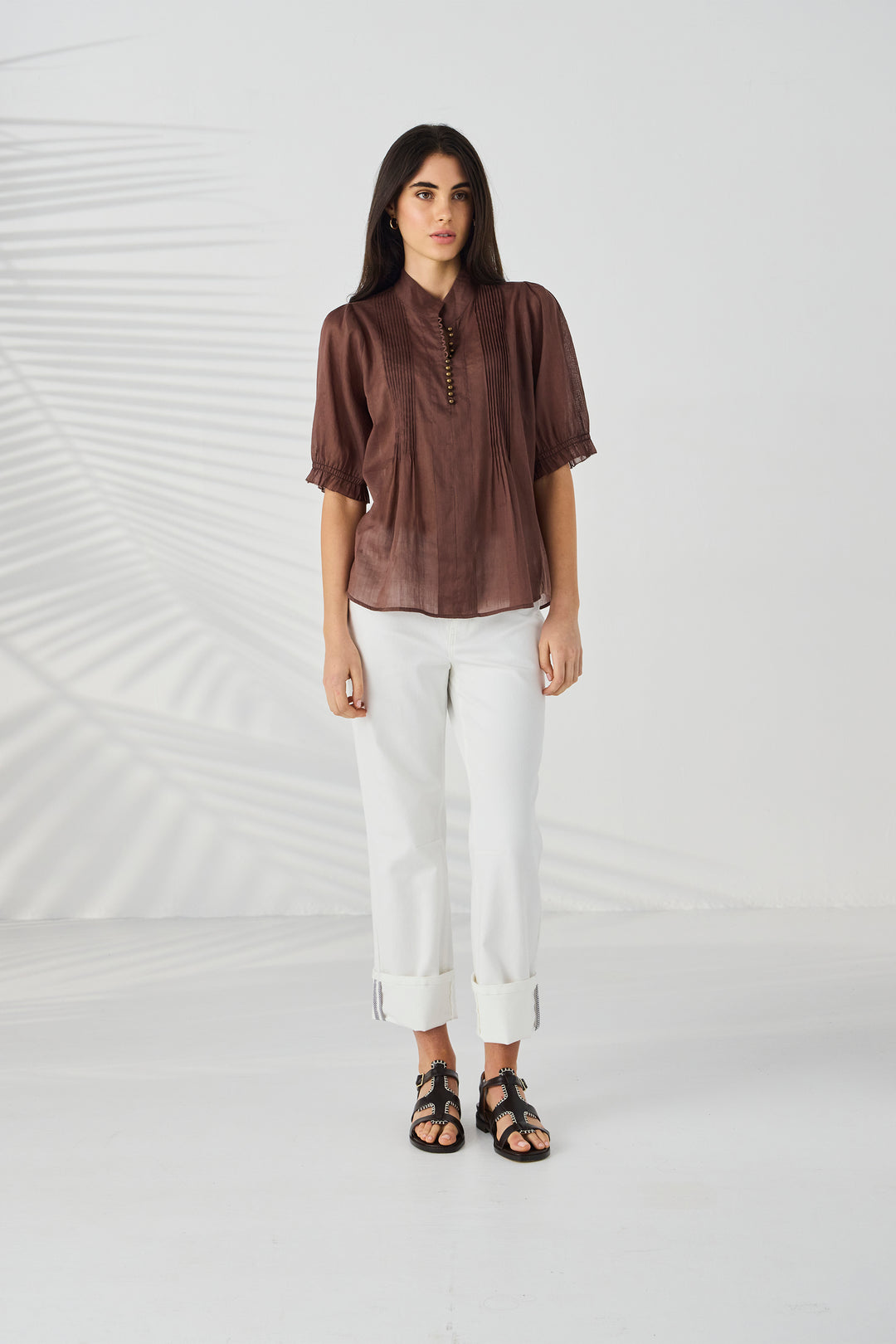 Lania Pier Shirt - Choc