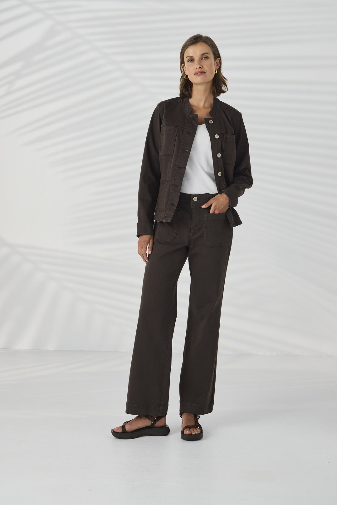 Lania Chrome Jean - Mocha