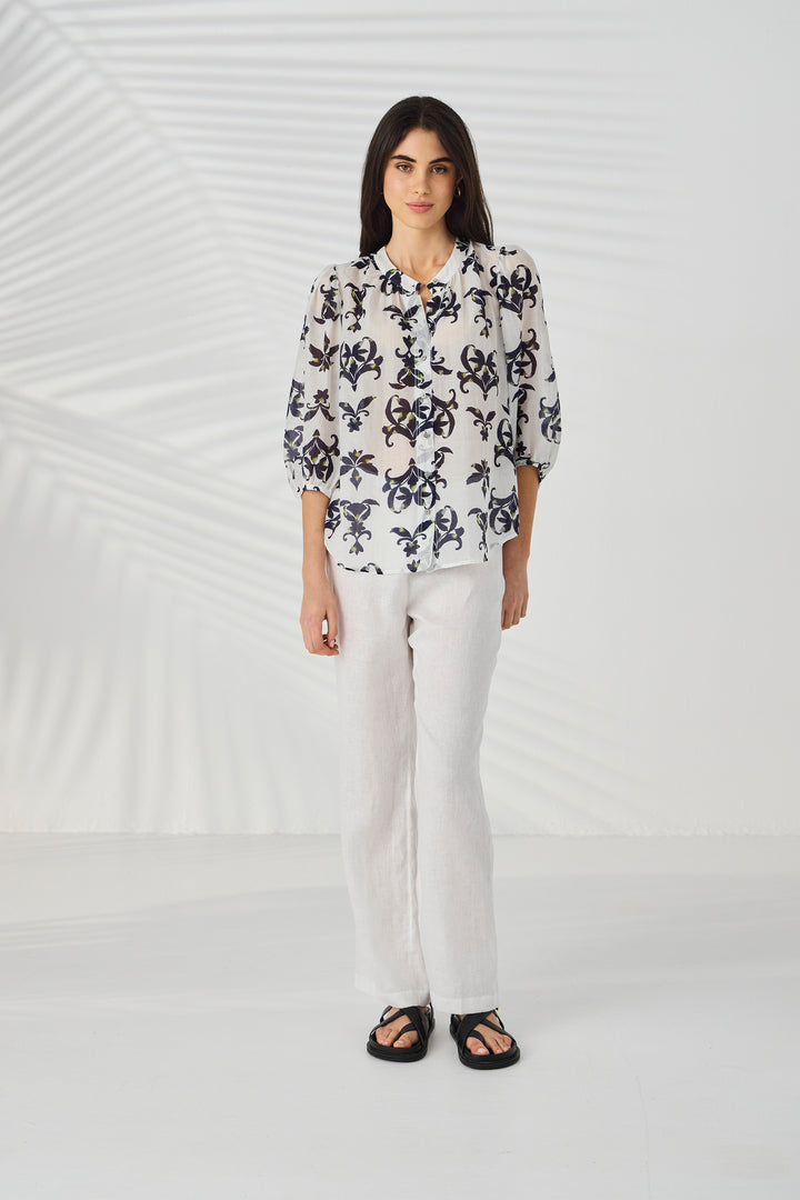 Lania Montage Shirt - Wht