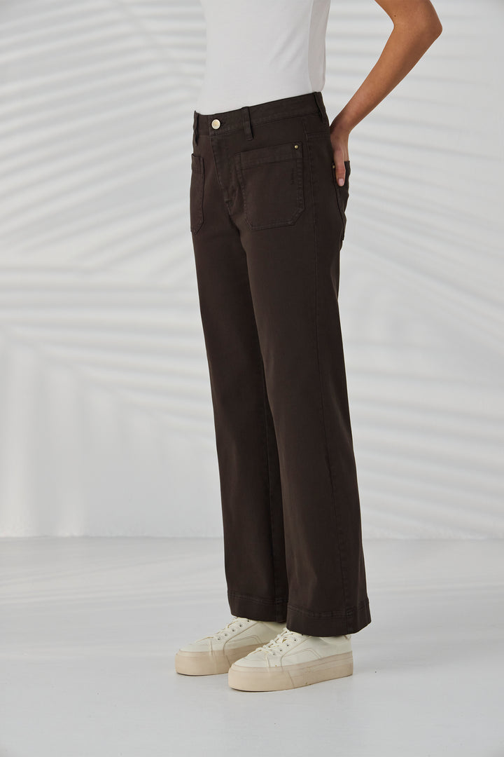 Lania Chrome Jean - Mocha