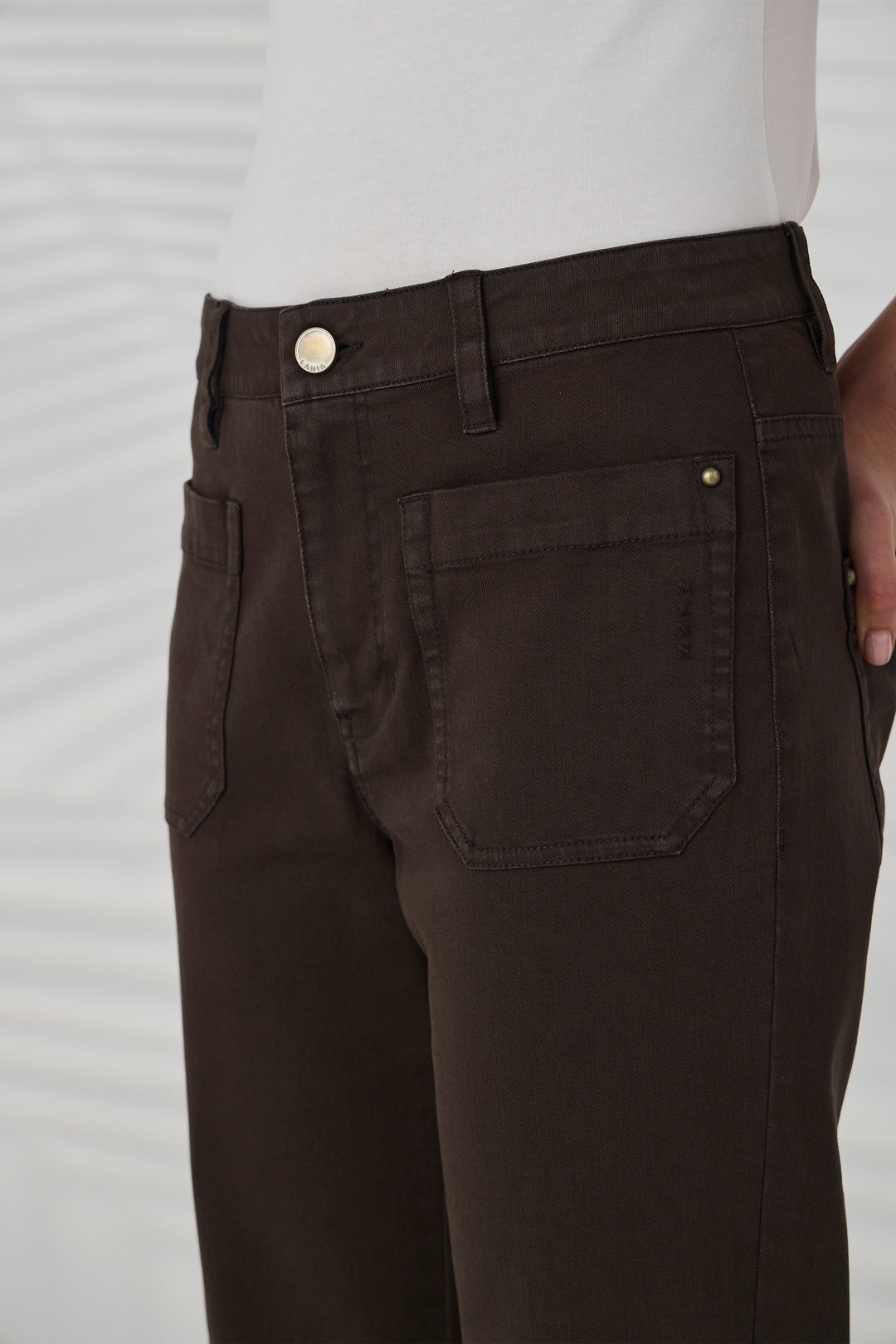 Lania Chrome Jean - Mocha