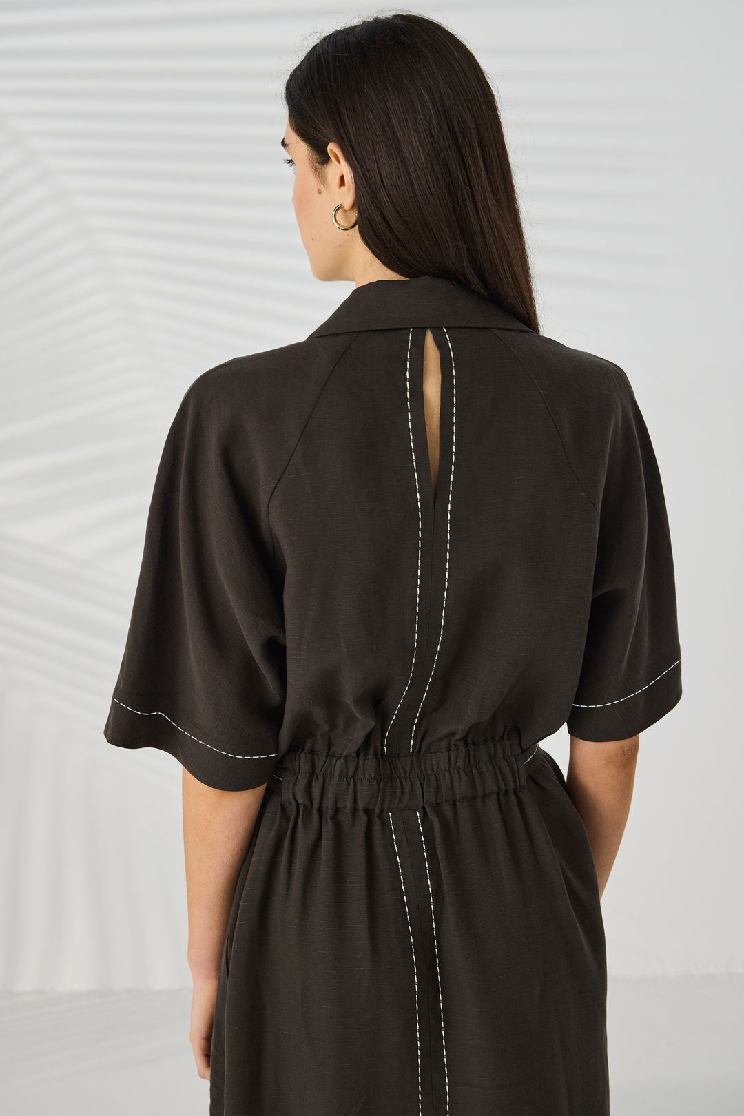 Lania Court Dress - Choc