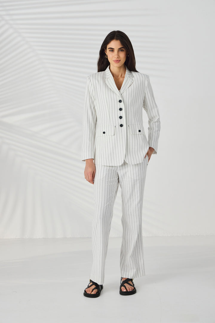 Lania Director Jacket - Wht