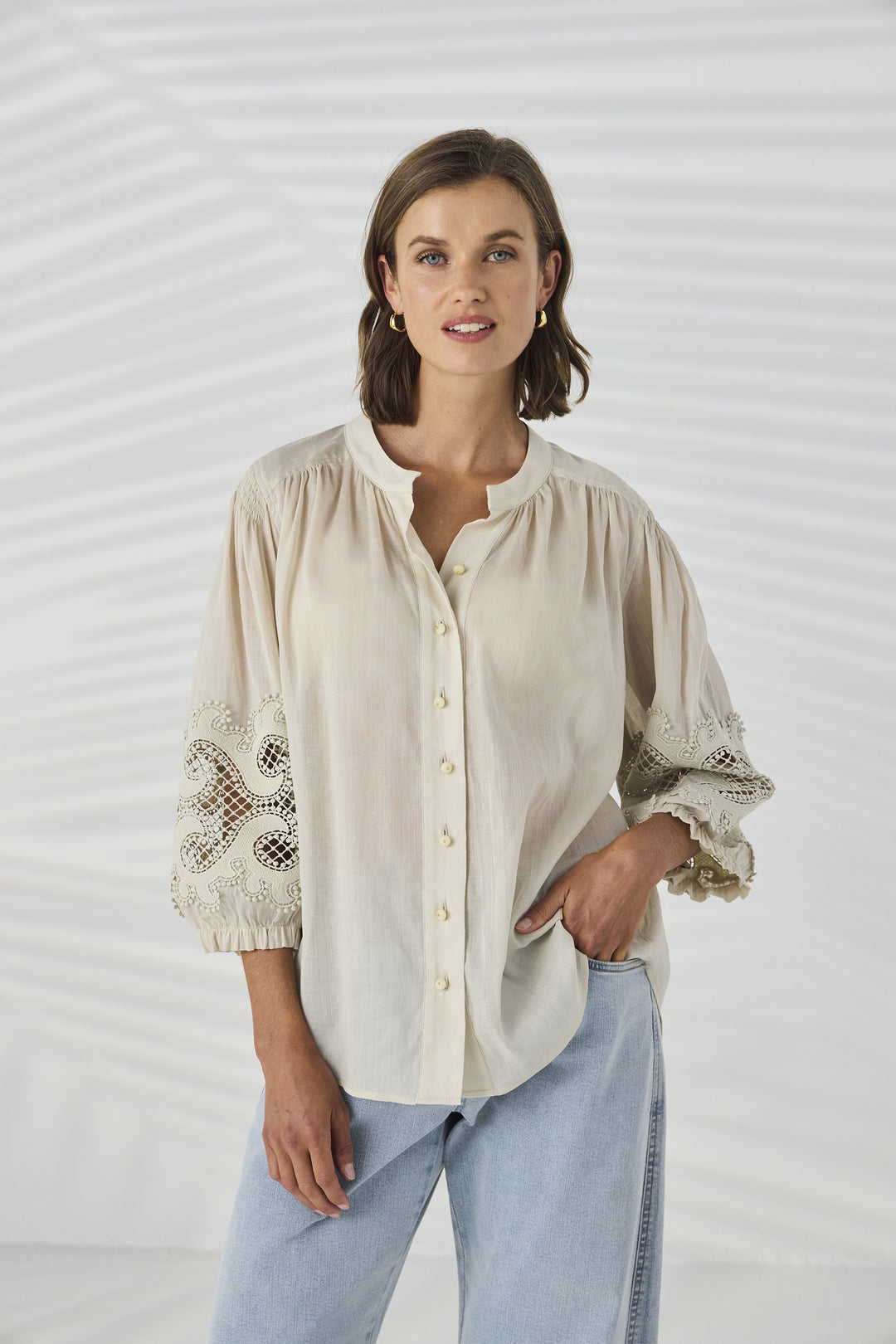 Lania Austin Shirt - LATTE