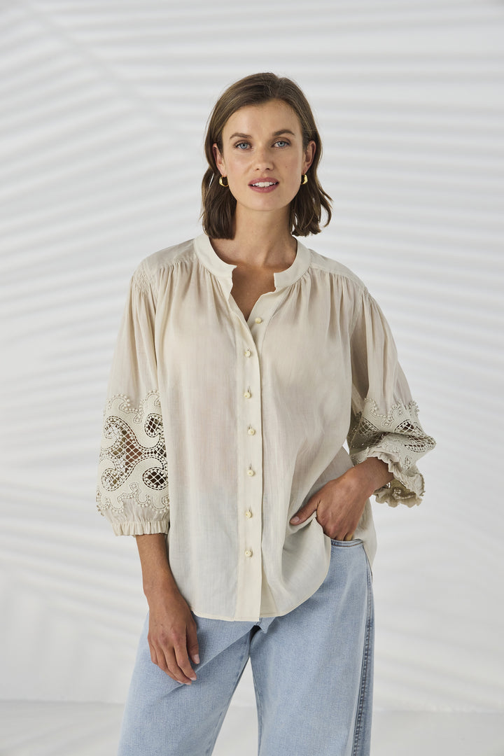 Lania Austin Shirt - LATTE