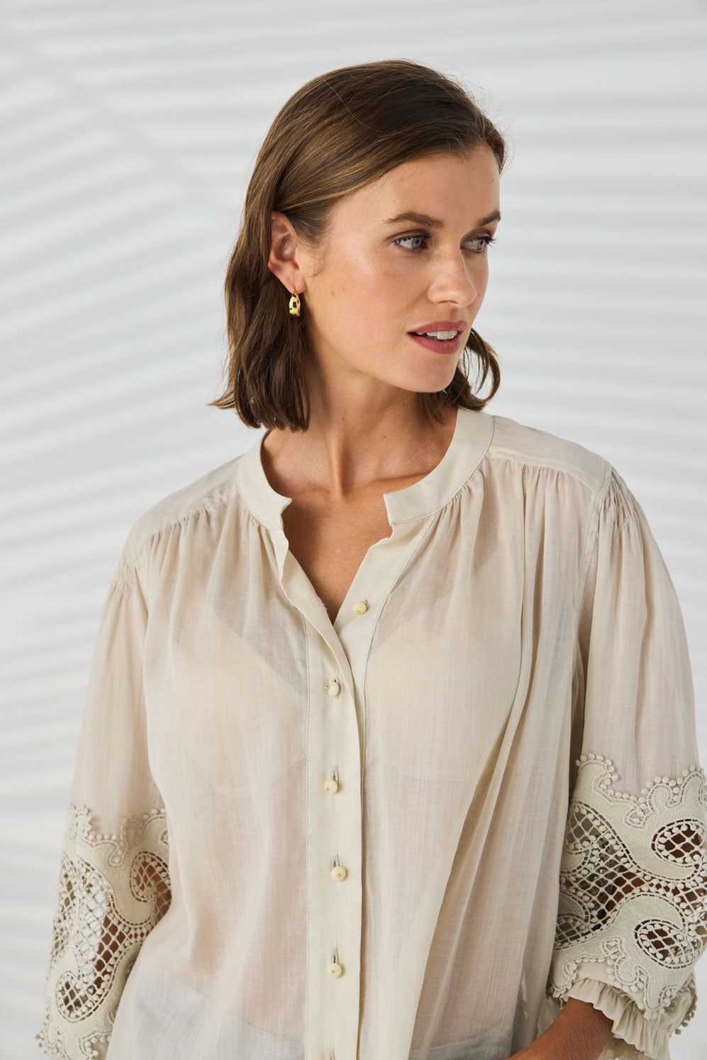 Lania Austin Shirt - LATTE