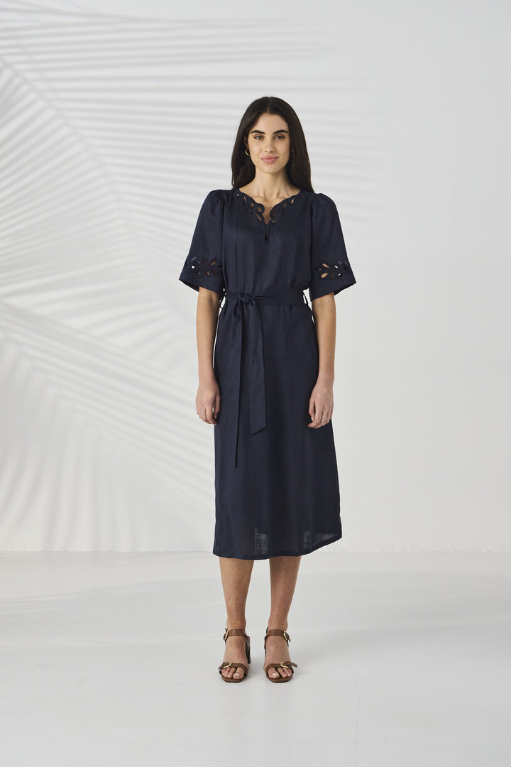 Lania Portman Dress - Ink