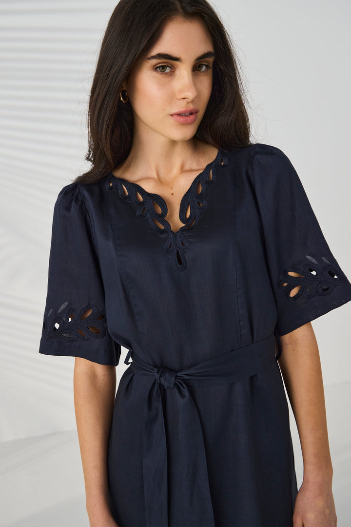Lania Portman Dress - Ink