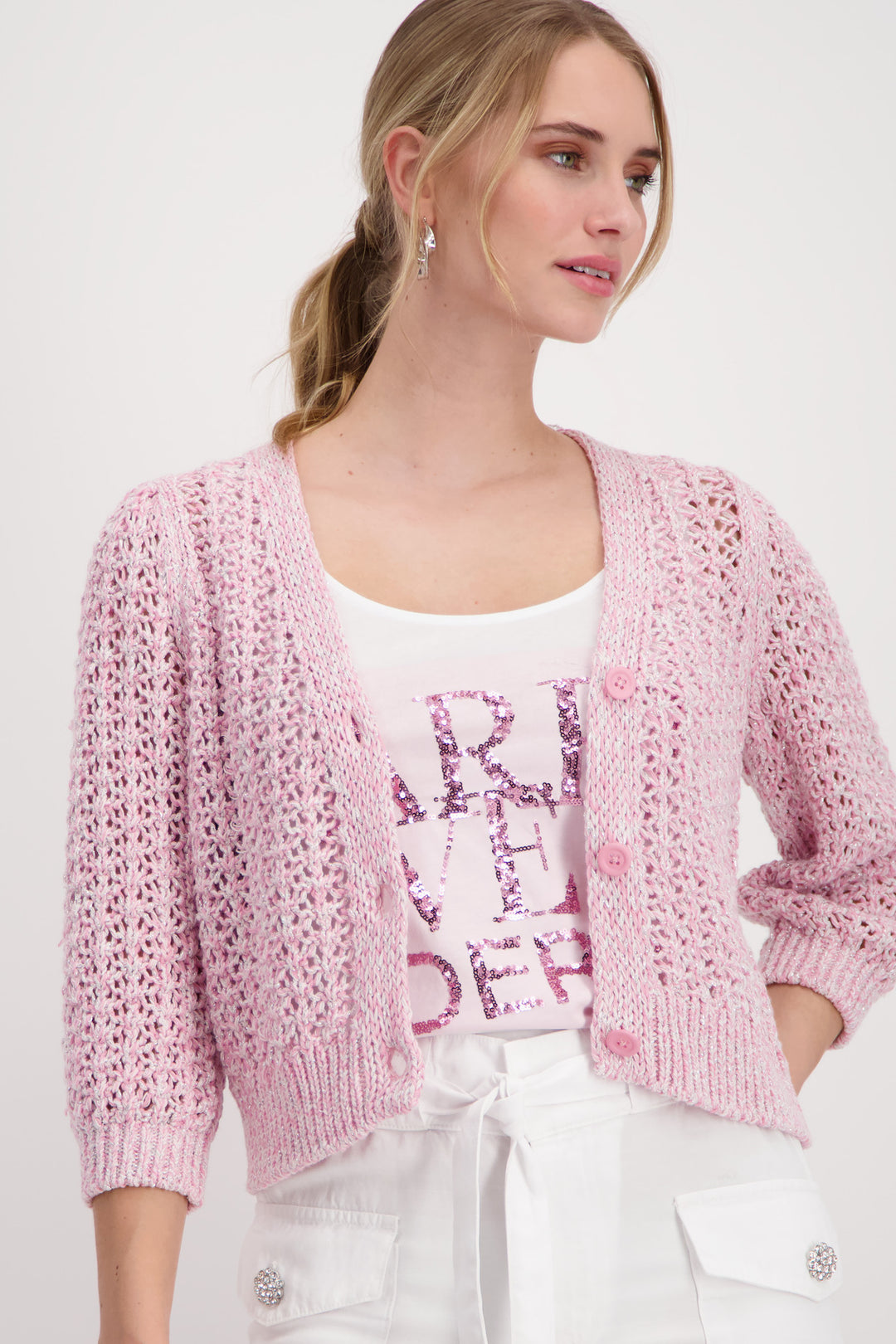 Monari Knitted Cardigan Jacket