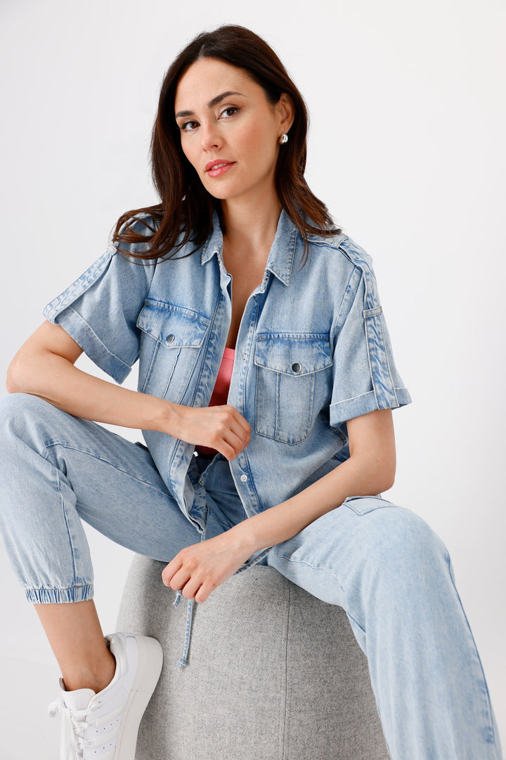 Monari Denim Shirt jacket