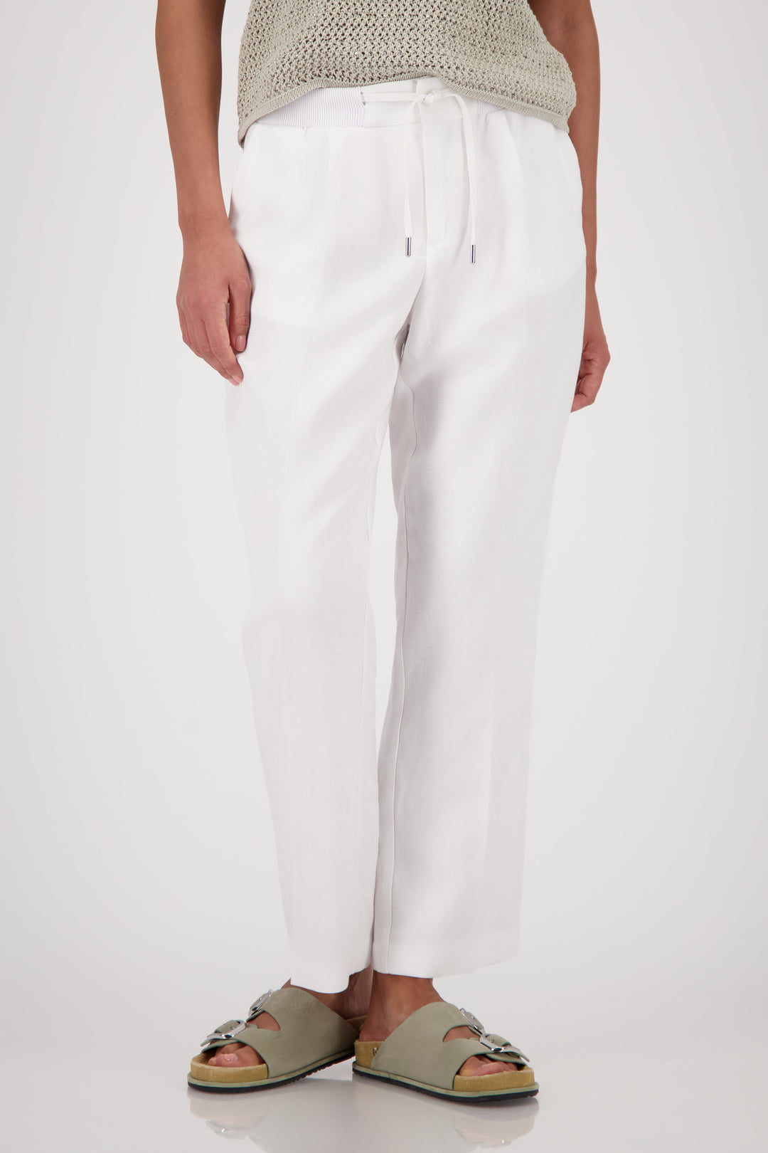 Monari Linen cropped Pants
