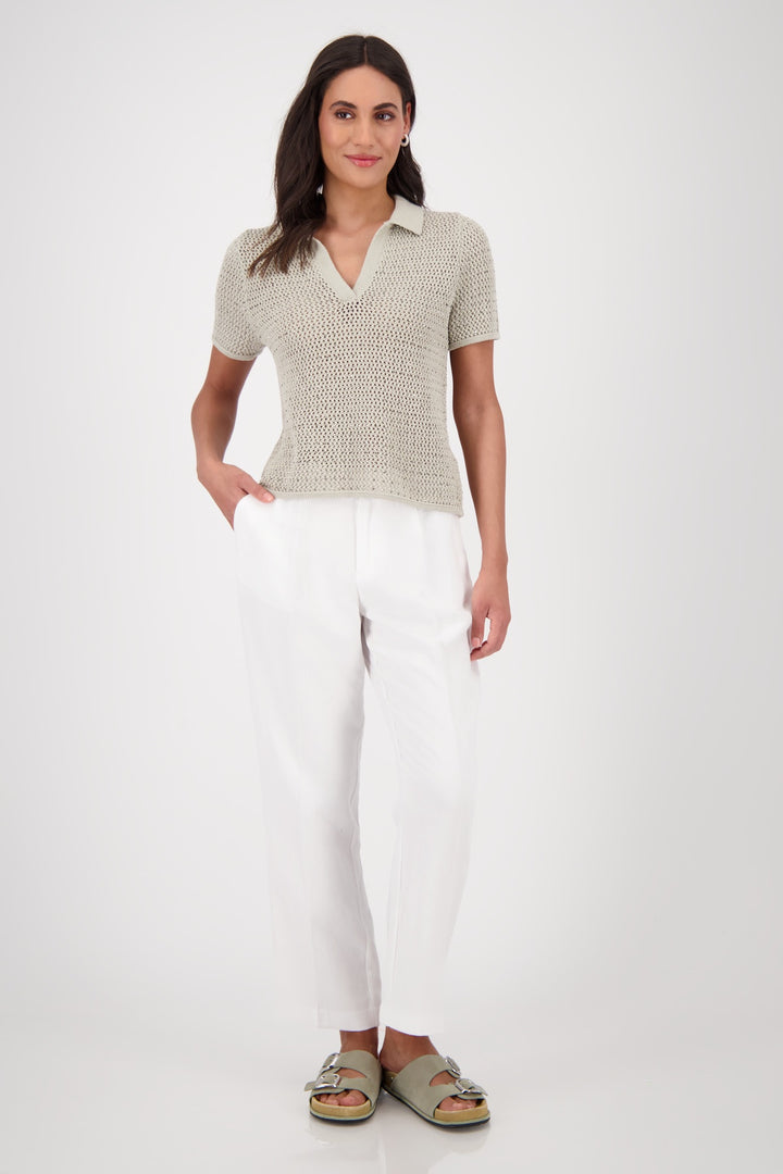 Monari Linen cropped Pants