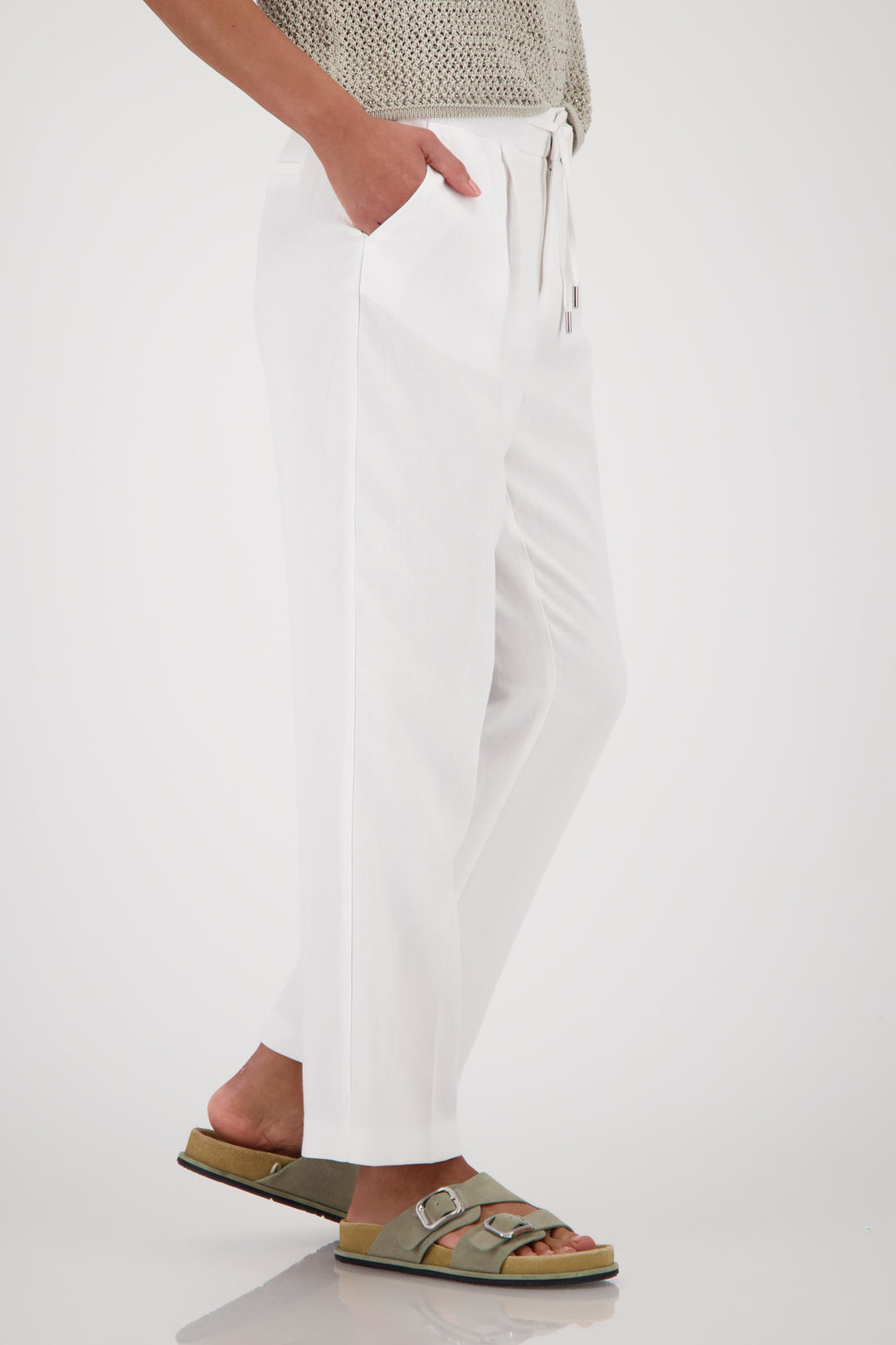Monari Linen cropped Pants