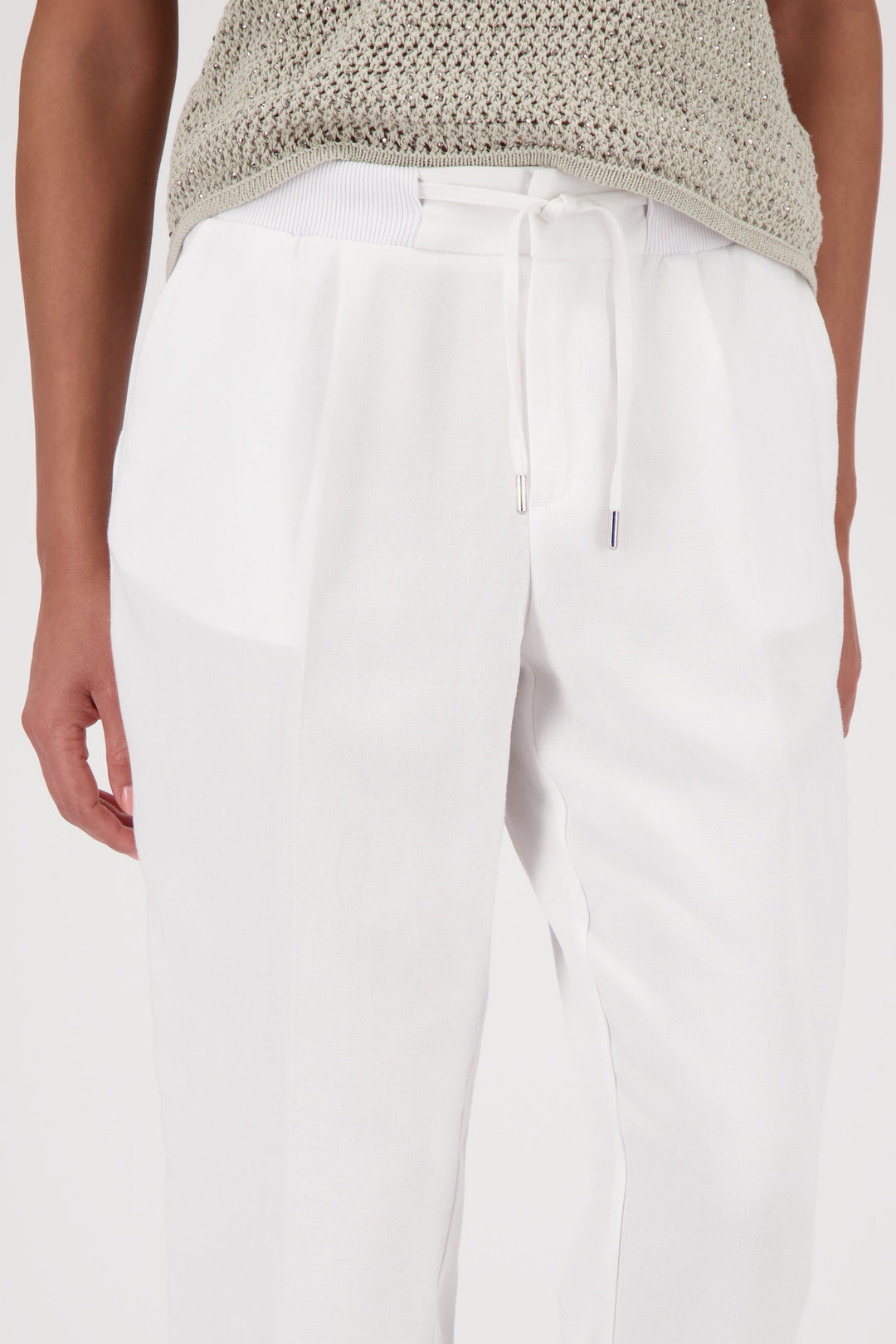 Monari Linen cropped Pants