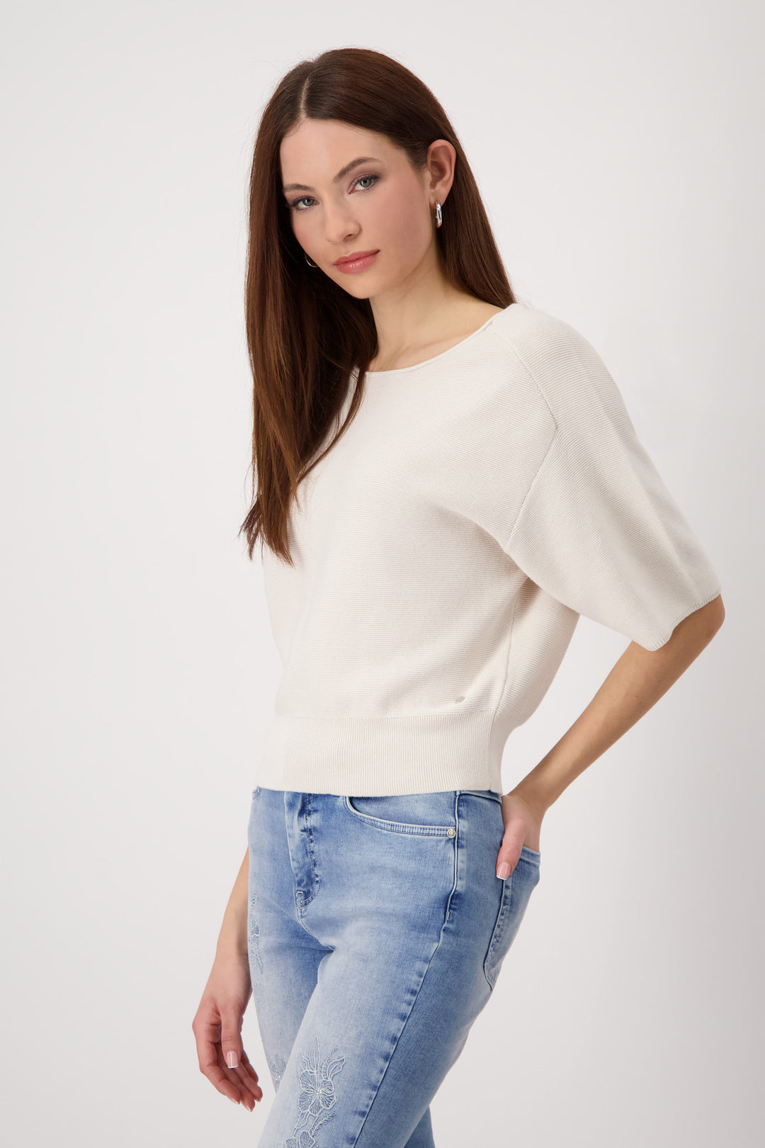 Monari Purl Stitch Jumper